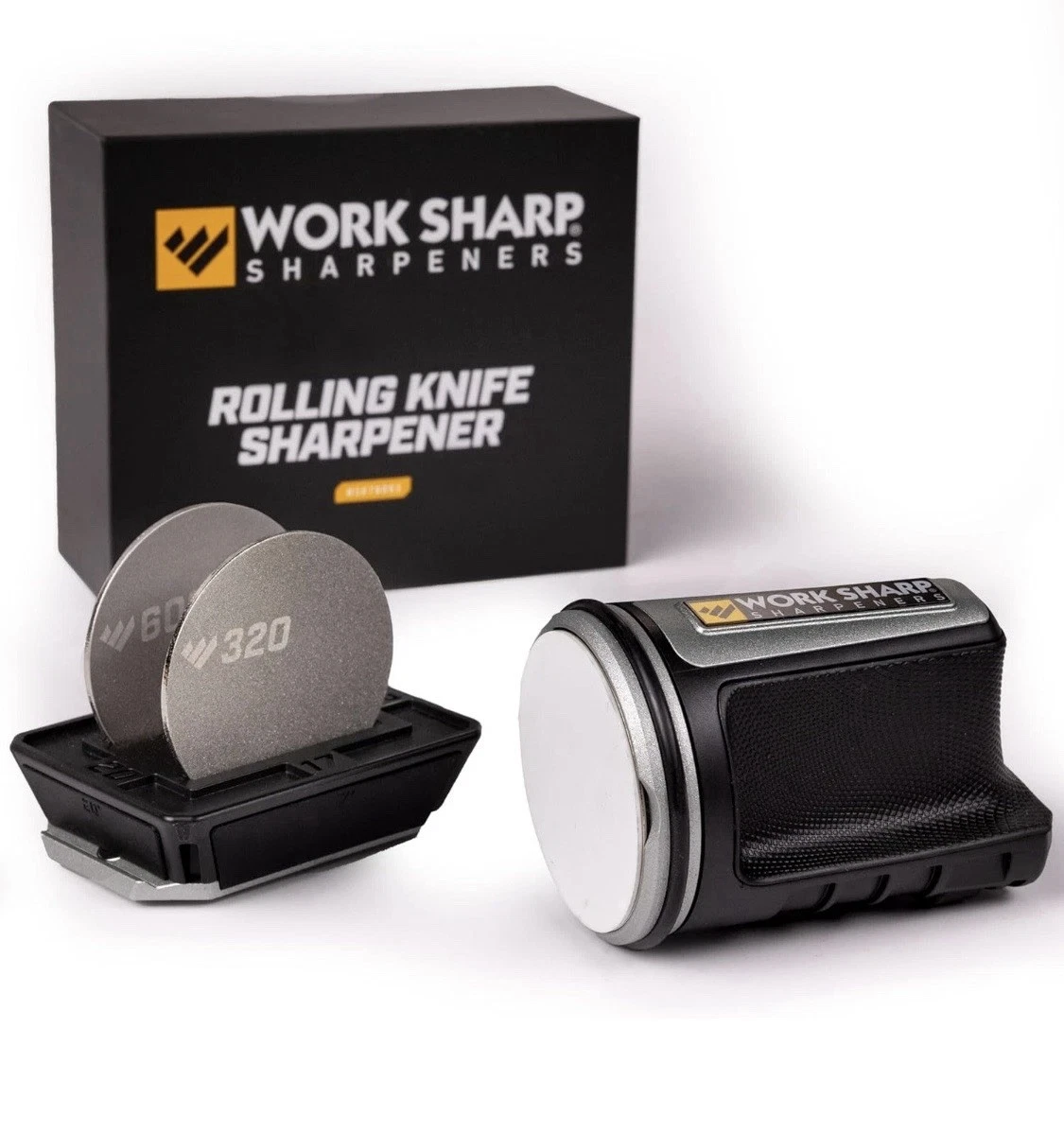 Work Sharp Rolling Knife Sharpener- 4 Sharpening Angles *Missing Abrasive Discs*
Opens in a new wind