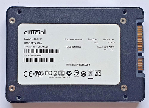 128 GB SATA II Crucial v4 CT128V4SSD2 2D-NAND MLC SSD 2.5" interne Festplatte