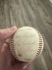 1965 Yankee Signed Baseball 22 Signatures Roger Maris Mantle  Stottlemyre Etc