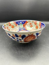 Imari Schale  Japan  Kobaltblau Eisenrot Handmalerei