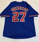 Vladimir Guerrero Autographed Montreal Expos Blue Baseball Jersey JSA Auth!