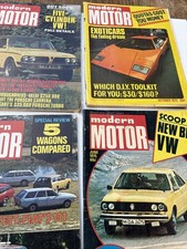 Modern Motor 1975 X4 Jaguar V12 E-Type Porsche Carrera Alfa  Lamborghini Espada