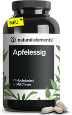 Natural Elements Apfelessig Kapseln   180 Kap...