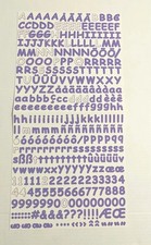 CREATIVE MEMORIES ABC 123 Alphabet Purple Stickers. Some Missing. See Pics