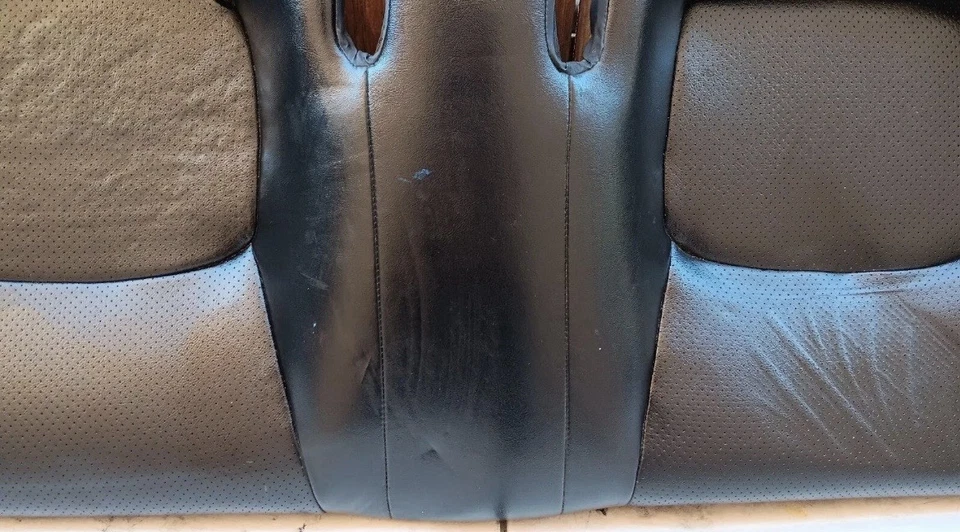 92-00 LEXUS SC400 REAR SEAT BOTTOM CUSHON BLACK LEATHER OEM JDM RARE USED #1 - Image 3 of 4