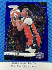 2024 #56 Ariel Atkins Panini Prizm WNBA Blue Velocity Prizm Mystics