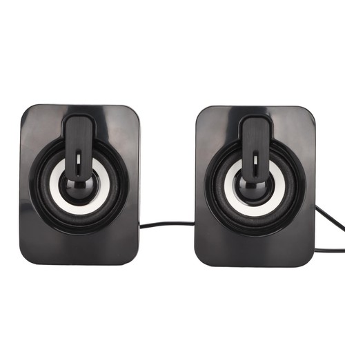 A2 Mini Computer Speaker Stereo Clear Bass Less Distortion USB Powered Wired FY - Afbeelding 13 van 24