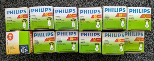 Quantity of Mainly Philips WW 827 Energy Saver Bulbs ~ 75 / 60 / 40 Watt - Picture 2 of 2