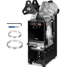 VEVOR Fully Automatic Cup Sealing Machine,500-650 Cups/H,Cup Sealer Machine for