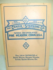 Chapin-Stephens Co.- Pine Meadow, Conn. - 1991 REPRINT: 1914 Catalog No. 114