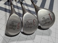 Lot Of 3 Ben Hogan SERIES 56, 1/3/5 Drivers Woods RH Steel Shaft. 9  15.5  21.5 