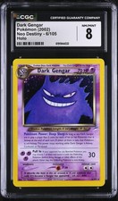 CGC 8 NM/MINT Dark Gengar 6/105 Neo Destiny Holo Pokemon Card on eBay
