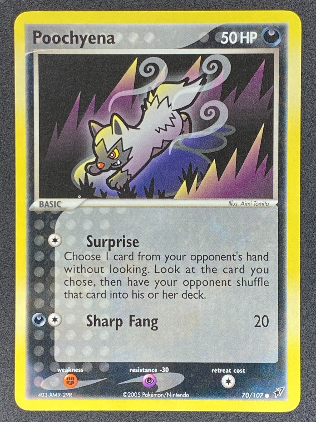 Pokémon Poochyena 70/107 DX EX Deoxys NM