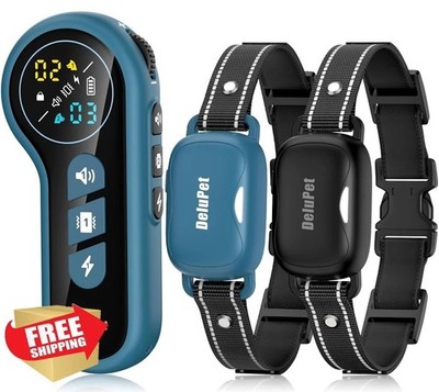 Delupet Dual dog training collar Model DT-66 - Remote for Small Medium Large Dog