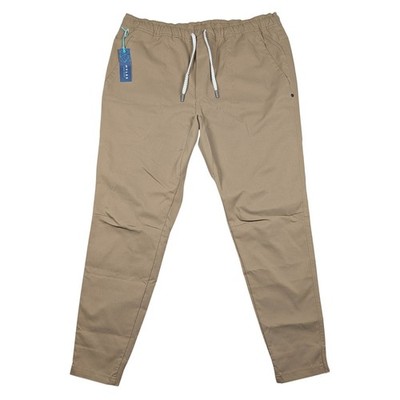 Myles Tour Jogger Mens Large 34x29 Dark Khaki Performance Pants Golf Hiking NEW