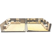 Salesman samples Lyon Kitchen Cabinet Miniature Scale: 3/4" 1ft Atq Vtg 40-50's