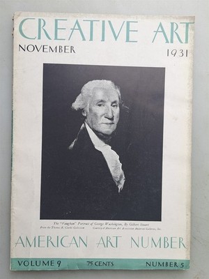 Creative Art Magazine - November 1931 American Art Issue, Graphics Etc