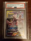 2019 POKEMON SUN & MOON UNIFIED MINDS #71 MEWTWO & MEW GX PSA 10