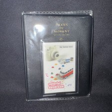 Photo Picture Album For Instax Mini "Pieces of Moment" Black Polaroid