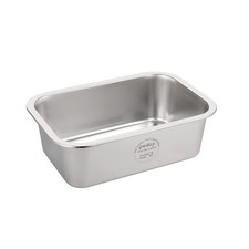 1.2 Gallon Large Dog Water Bowl, 18/8 Human Grade Stainless Steel - Silver Cl...