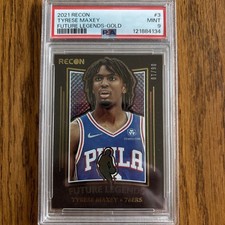 2021-22 Panini Recon TYRESE MAXEY Future Legends Insert #3 76ers psa 9