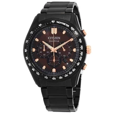 Citizen Chronograph Eco-Drive Brown Dial Men's Watch CA4534-81X