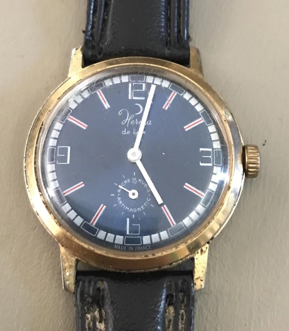 montre mécanique HERO 17 rubis très bel état fonctionne