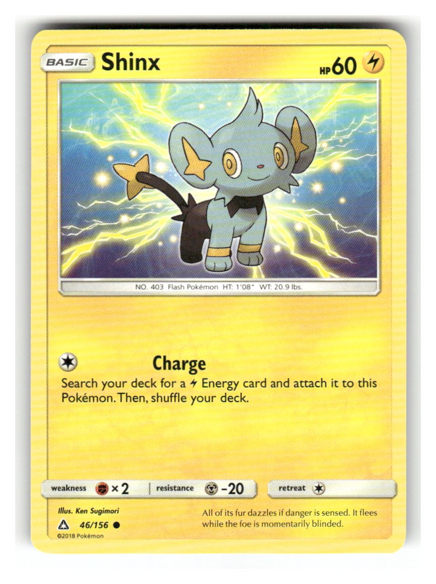 Shinx 46/156 Common Ultra Prism Pokemon Lightly Played