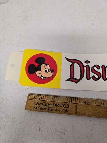 Vintage Unused Disneyland Bumper Sticker - Mickey and Minnie 1970s - Picture 3 of 5