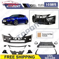Complete Bumper For 2011-2017 Lexus Ct200h To 2020 F-sport Style Front Complete Bumper For 2011-2017 Lexus Ct200h To 2020 F-sport Style Front