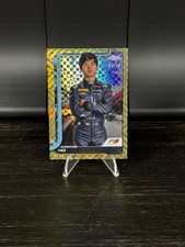 2025 Topps Chrome Formula 1 F1 Christian Ho #72 Gold Checker Flag Refractor /50