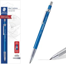 STAEDTLER Mars Tehnical Mechanical Pencil, 2mm (#2) Lead Holder with Built-in