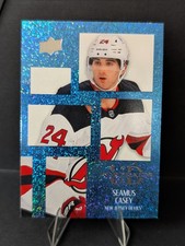2024-25 Upper Deck Series 2 UD Portraits Seamus Casey #P40 Speckle (RC) Devils