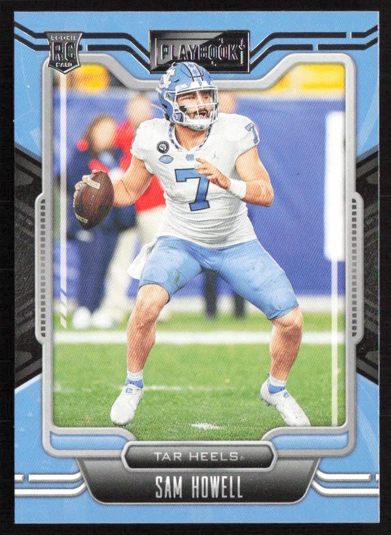 Sam Howell Panini Chronicles Draft Picks Playbook #5 Base