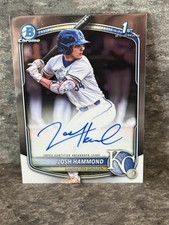 2025 Bowman Draft - Chrome Prospect Auto Josh Hammond #CPA-JH 