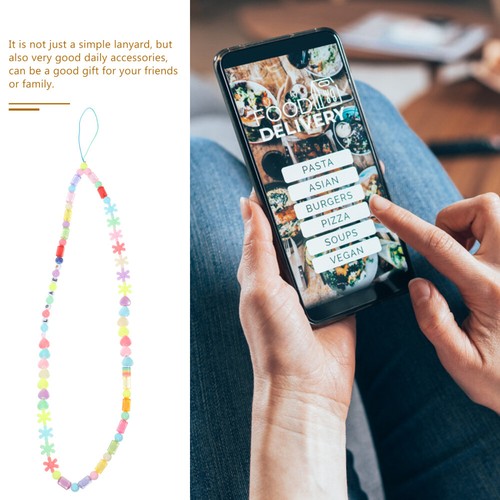 Phone Charm Beaded Phone Strap Charm Bohemian Phone Chain Anti-lost Lanyard - Zdjęcie 9 z 12