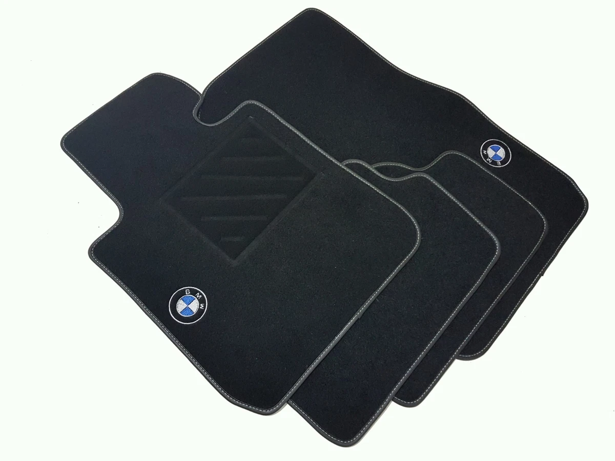 Tappetini BMW Serie 5 E39 Velluto Nero - Set 4 Pezzi Alta Qualità