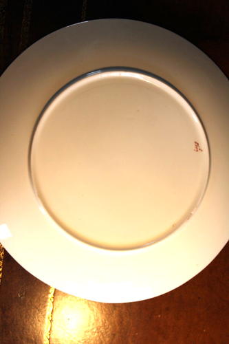 HAND PAINTED FISH PLATE BODLEY late 19th early 20th century 2 - Picture 6 of 7