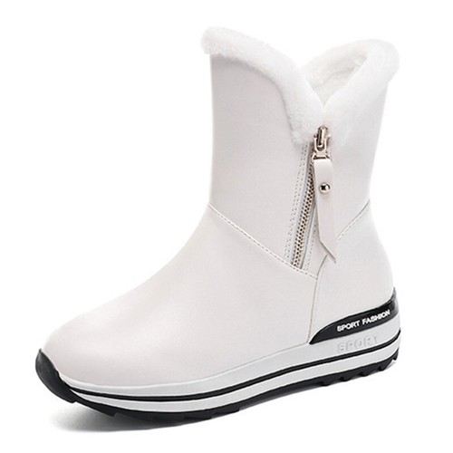 Kids Fashion Plush Lined Winter Warm Shoes School Casual High Top Snow Boot - Picture 16 of 16
