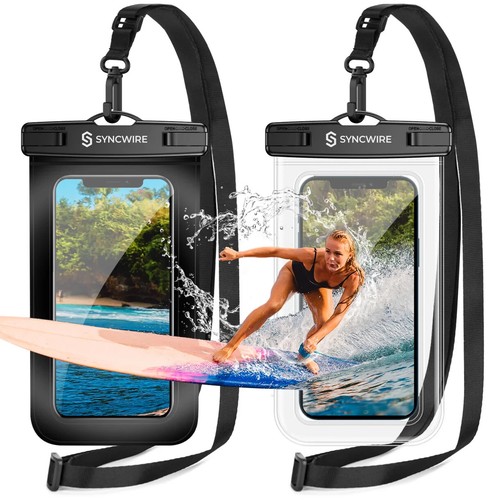 2pc Waterproof Pouch Underwater Swimming Pool Floating Case Dry Bag Mobile Phone