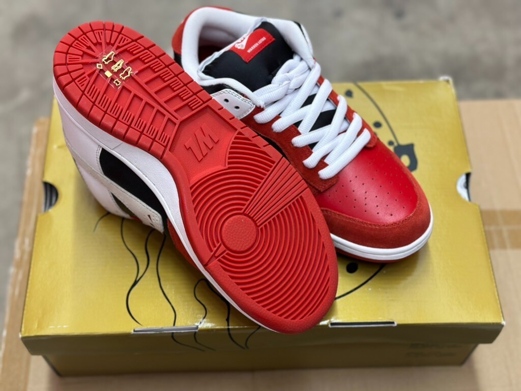 Size 8 - Nike Dunk Low SB Custom x Warren Lotas Jason Voorhees for