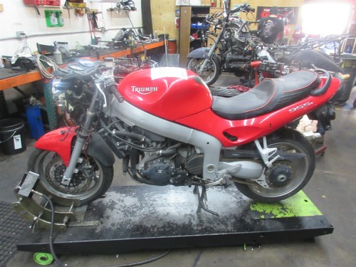 2002 99-04 Triumph Sprint ST 955i Corbin Bench Seat Rider Passenger Aftermarket - Picture 12 of 12