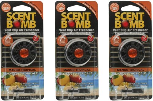 Paquete de 3 ambientadores con clip de ventilación bomba de olor para automóvil - Imagen 10 de 10
