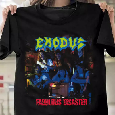 Exodus Band Fabulous Disaster Gift For Fan Black T shirt Full Size S-5XL