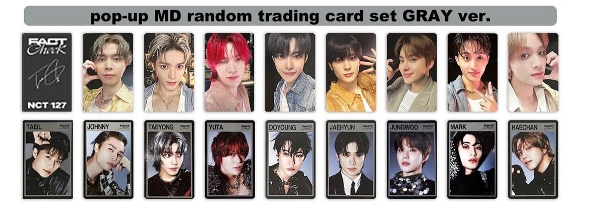 NCT 127 5th album FACT CHECK OFFICIAL MD TRADING PHOTOCARD