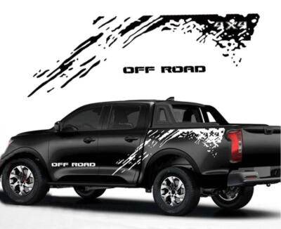 #ad For Ford Ranger 4x4 Off Road Decal Bed Box Graphic Mud Splash Car Stickers 2 Pcs $81.99
