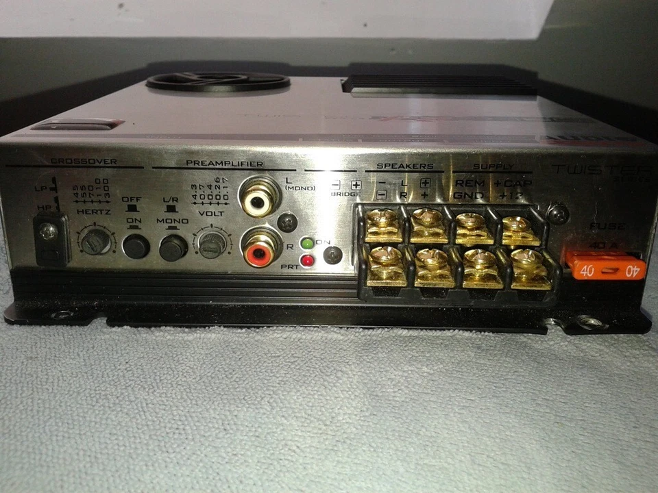 Amplificatore 2 canali per auto Audiosystem serie Twister f2 120 - Immagine 3 di 4