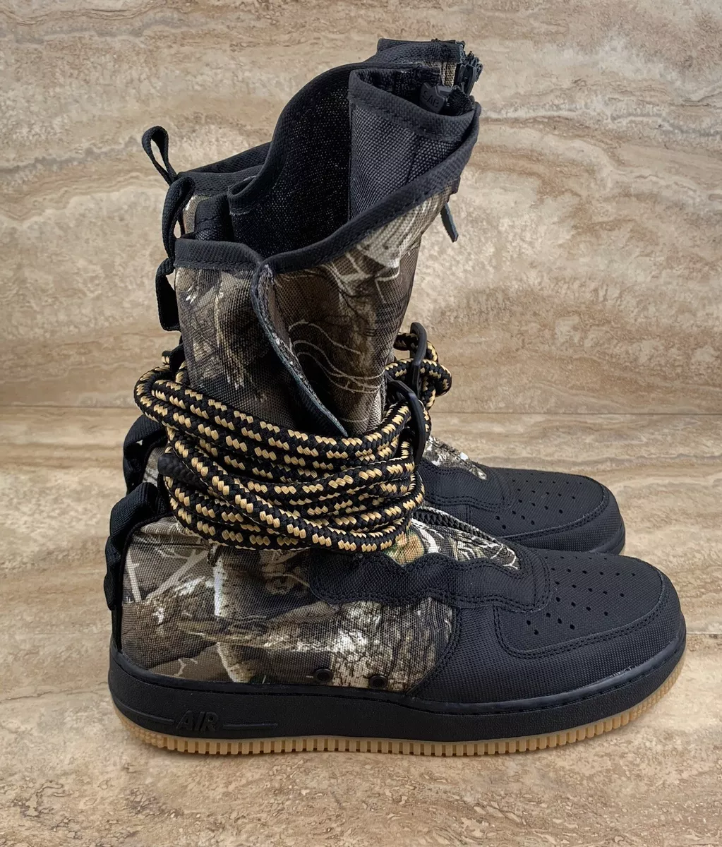 Nike AF1 Air Force One Real Tree Camo High Shoes Sneaker Boot | eBay