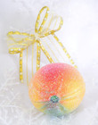 Colorful  Pear, Glass, Glitter, Christmas Ornament — photo 3