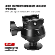 Sunwayfoto IB-60 Inverted Ballhead with Picatinny/Nota Arca Swiss Adapter Clamp